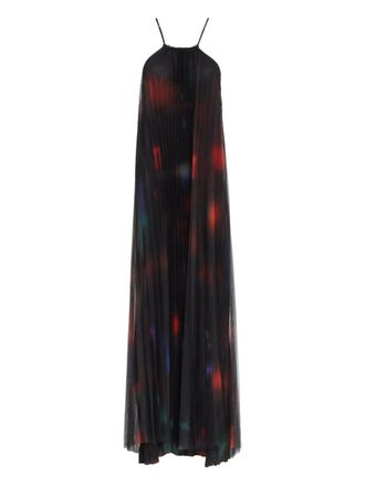 Osklen plissê maxi dress - women - Fabric - P - Black