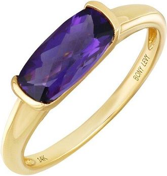 Bony Levy 14K Color 14K 1.20 Ct. Tw. 1 Amethyst Stackable Ring