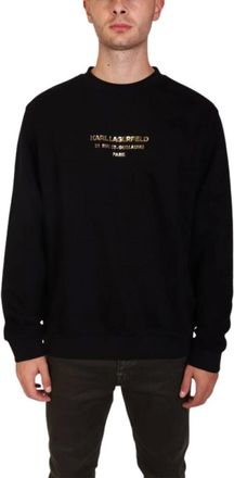 Karl Lagerfeld Heren, Sweatshirts & Hoodies, Zwart, Maat: XL