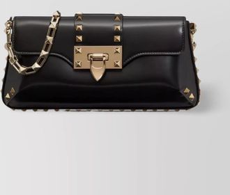 Valentino Garavani rockstud spike leather shoulder bag