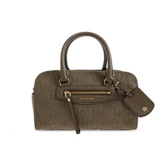 Michael Kors Tassen, Dames, Groen, ONE Size, Leer, Jet Set Travel Bag