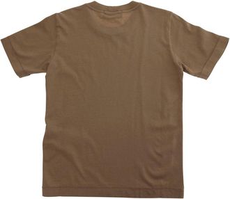 Stone Island Boys T-Shirt Brown Cotton T-Shirts And Polos