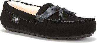 Australia Luxe Hamilton Genuine Shearling Lined Tassel Loafer in Black at Nordstrom Rack, Size 13