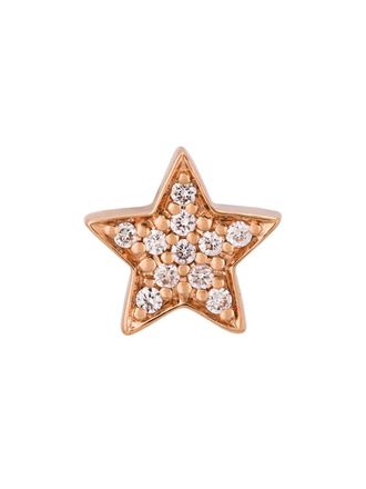 Alinka 18kt rose gold STASIA MINI Star diamond earring - Metallic