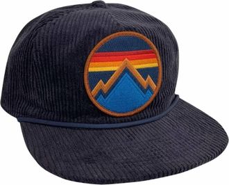 Aviator Nation Unisex All Seasons Circle Vintage Corduroy Trucker Hat In Navy