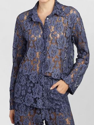 Federica Tosi lace long-sleeve shirt