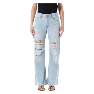 Levi's Straight Jeans, female, Blue, Size: W27 Loose Boot Jeans