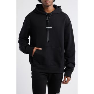 Rta Dion Oversize Black Windows Error Cotton Hoodie at Nordstrom, Size Xxx-Large