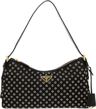 Prada Re-Nylon & Leather Shoulder Bag