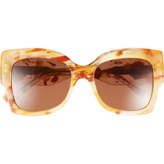 Chlo&eacute; Square Sunglasses in Bronze Bronze Brown at Nordstrom Rack