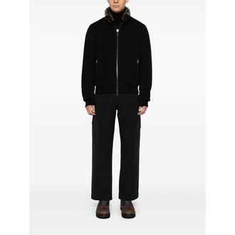 Moorer Nero Bomber Jacket - Black