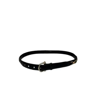 Celine Pre-owned Vintage Leather Belt - female - Celine Vintage - Vintage Belts - Black - ONE SIZE - Pre-owned