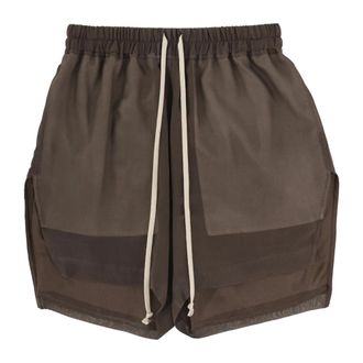 Rick Owens Korte Broeken, Dames, Bruin, S, Boxers Shorts