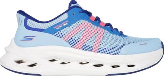 Skechers Womens Slip Ins Max Cushioning Glide-step Aberdeen Trainers Shoes 129401 - Light Blue Nylon - Size EU 37