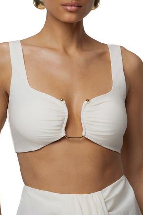 JLUXLABEL Earthbound Top in Ivory at Nordstrom, Size Small