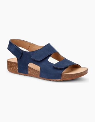 Hotter Womens Explore Womens Extra Wide Sandals - Navy - Size: 7.5