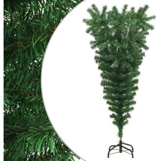 vidaXL &Aacute;rbol De Navidad Artificial Invertido Con Soporte Verde 150 Cm Vidaxl