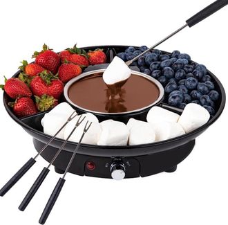 OEM M&aacute;quina Para Fundir Chocolate, Fuente De Chocolate Para Fondue, Torre De Fuente De Chocolate Con Modo De Calentamiento, Con 2 Tenedores Para Sumergir,