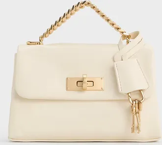 Charles & Keith Mini Kerry Chain-Handle Crossbody Bag