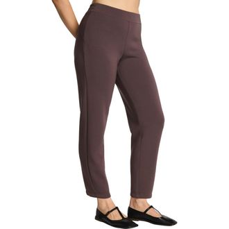 Spanx AirEssentials Straight Leg Ankle Pants in Dark Cacao at Nordstrom, Size 1 X