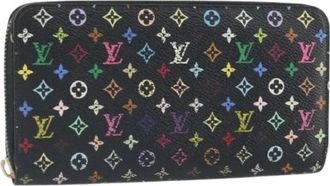 Louis Vuitton Pre-owned Wallets, female, Multicolor, Size: ONE SIZE Pre-owned Vintage Canvas Wallet