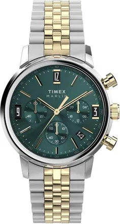 Timex Marlin Chronograph Bracelet Watch, 40mm in Two-Tone at Nordstrom