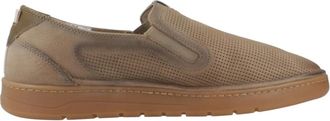 Fluchos Casual Slip-On Sneakers - Heren - Loafers - Bruin - 42 EU - Schoenen