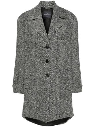 Ermanno Scervino Jas met visgraat-patroon - Zwart