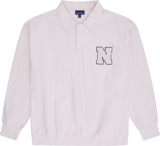 Nautica Heren Colson sweater met kraag (Ivoor)