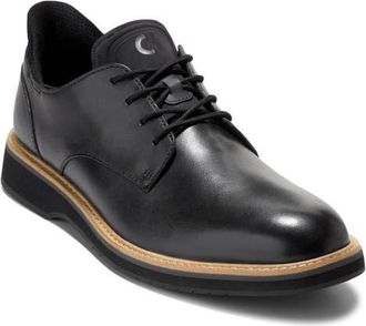 Cole Haan Mansfield Grand Plain Toe Quick-On Oxford in Black/Magnet at Nordstrom, Size 10.5