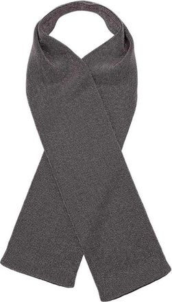 Brunello Cucinelli Monili Versierde Kasjmier Zijde Sjaal - Dames - Wintersjaals - Zwart - ONE Size - Kasjmier - Accessoires