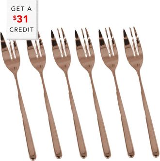 Mepra Set Of 6 Cake Forks With $31 Credit