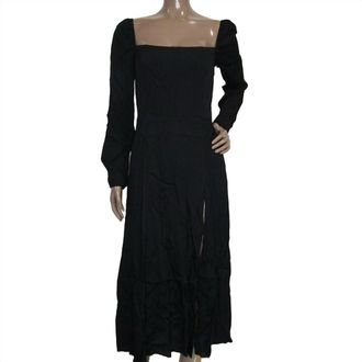 Reformation Womens Sigmund Dress In Black
