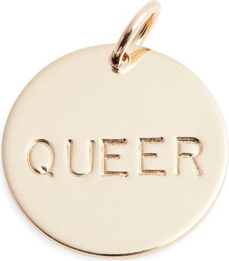 Nashelle Queer Charm in Gold Fill at Nordstrom