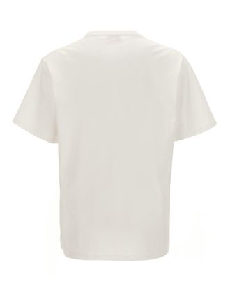 Alexander McQueen Logo-Print Cotton T-Shirt - Cream