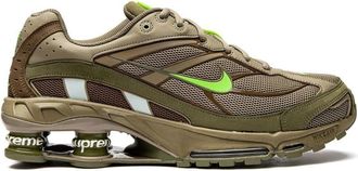 Nike x Supreme Shox Ride 2 SP Green sneakers - unisex - Leather - 11.5 - Neutrals