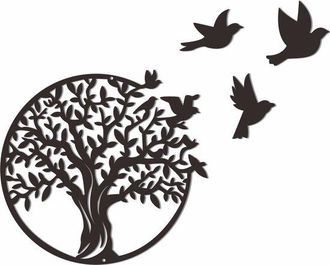 OEM &Aacute;rbol De La Vida, Negro, 3030 Cm, Peque&ntilde;o, Navidad, Sala De Estar, Metal, Letrero De Pared, Decoraci&oacute;n De Pared En Blanco Y Negro, Arte De Pared