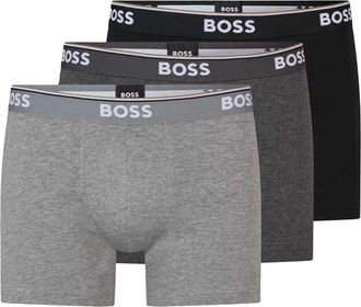 HUGO BOSS Heren Boxershort (Pakket van 3) (Zwart/Kool/Grijs)