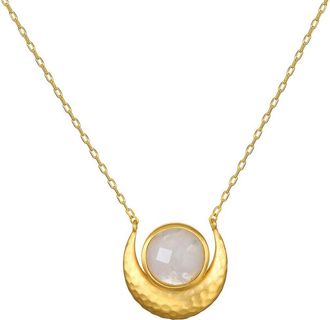 Satya Jewelry Cradled in Light Moonstone Necklace