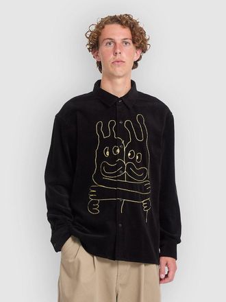 Volcom Fa Ozzy Cord Camisa negro