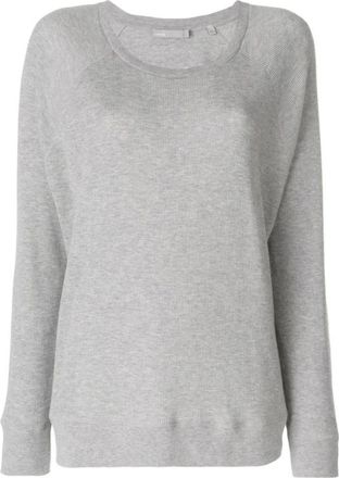 Vince Dames, Truien, Grijs, Maat: M Leer