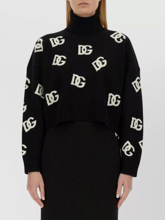 Dolce & Gabbana virgin wool cropped jumper