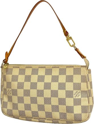 Louis Vuitton White Pouch (Pre-Owned)