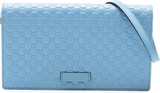 Gucci Pre-owned Gucci Microguccissima Wallet on Strap Ladies 466507 0416