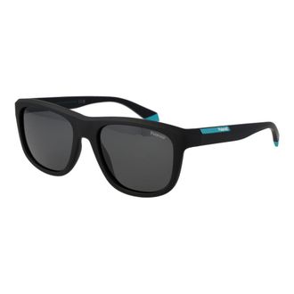 Polaroid Unisex Black Plastic Sunglasses - One Size