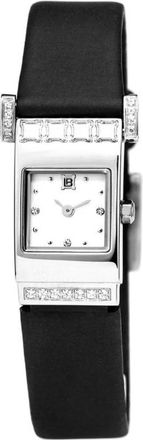 Laura Biagiotti Watches, female, Black, Size: ONE SIZE Rubber Strap Dress Watch