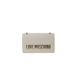 Love Moschino Shoulder Bags, female, Beige, Size: ONE SIZE Beige Chain Shoulder Bag