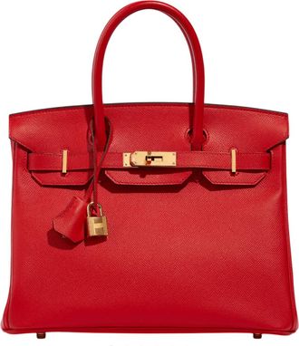 Herm&egrave;s Herm&egrave;s Birkin 30 Epsom Rouge De Coeur Gold-Tone Hardware