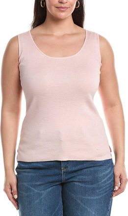 Akris Sleeveless Silk & Linen-Blend Top