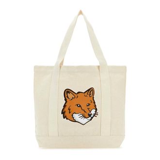 Maison Kitsun&eacute; Dames, Tassen, Beige, Maat: ONE Size